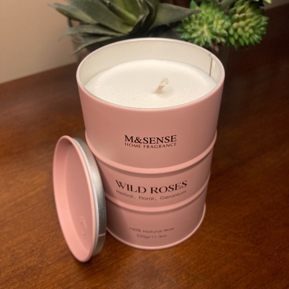 Other - Floral Wild Roses Candle